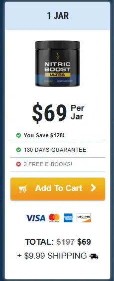 Nitric Boost 1 jar